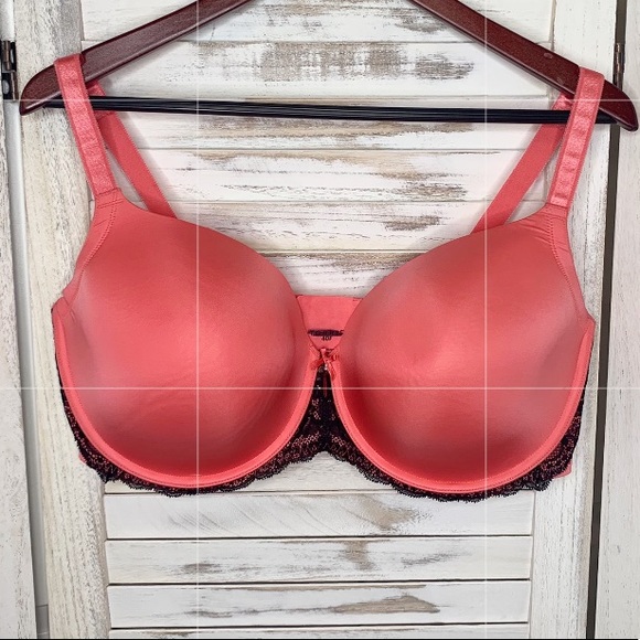 TORRID Coral Lace  Sexy T-Shirt Balconette Bra 40F - Picture 12 of 12
